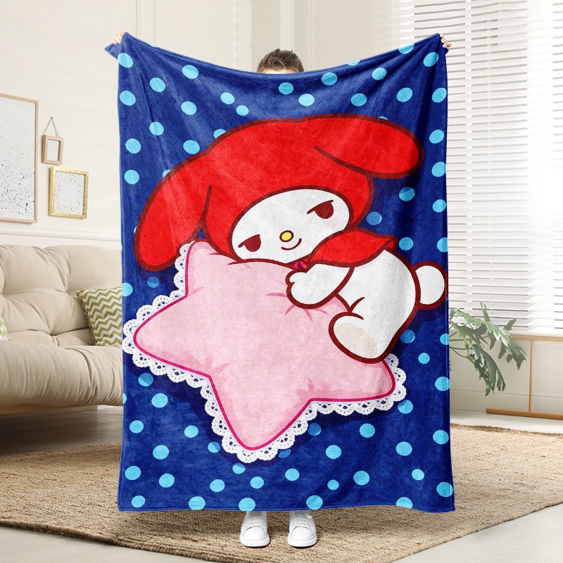 Christmas Throw Blanket - Sanrio Blanket My Melody Star Pillow