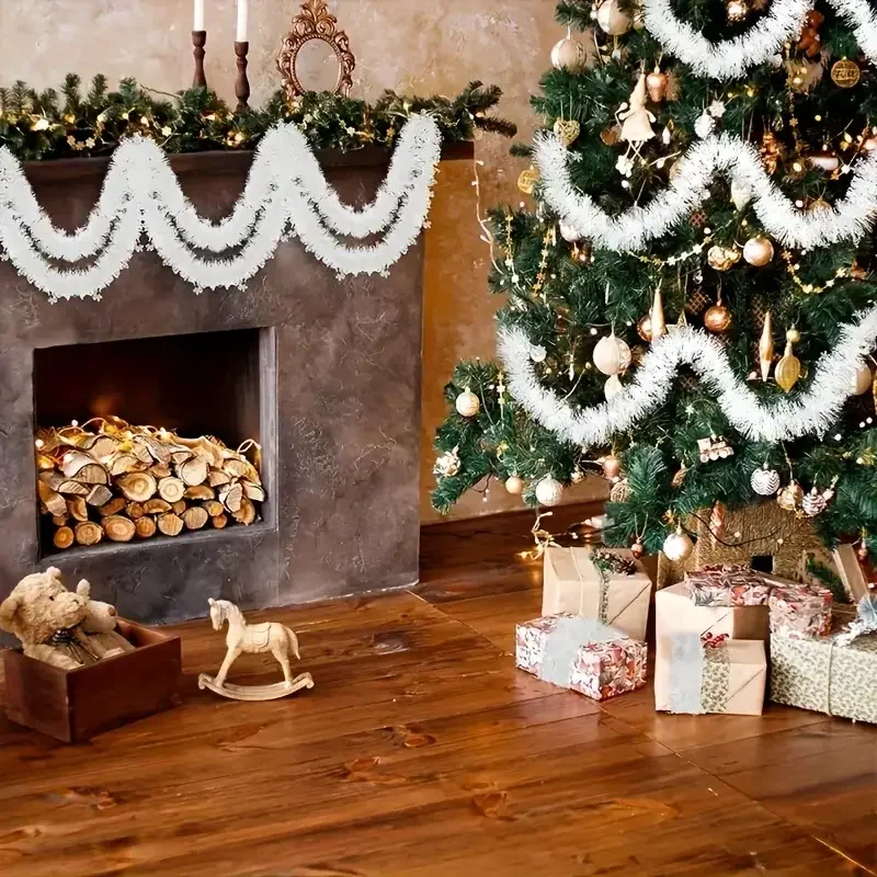 1PC 2m Christmas Tinsel Ribbon - đánh giá và giá Tinsel Garland Decoration