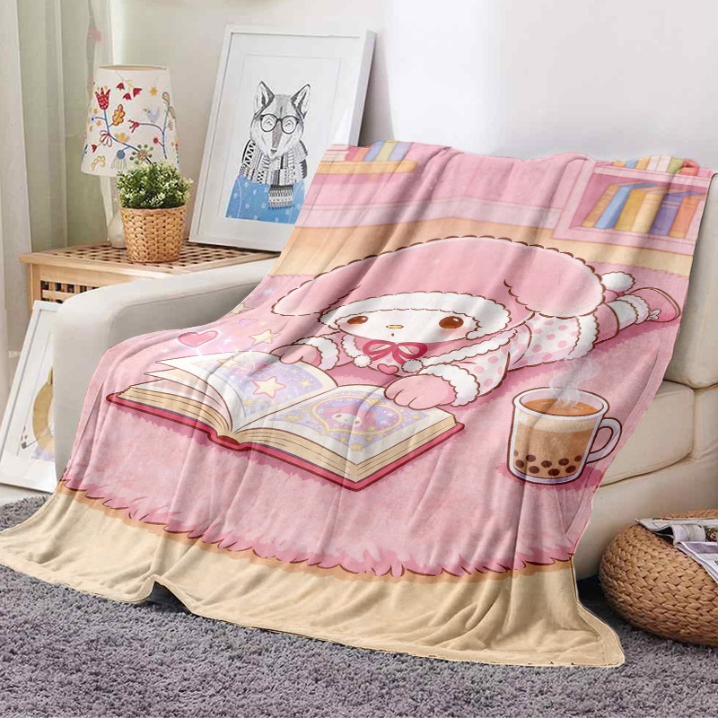 Sanrio Blanket Cozy Pink Flann - đánh giá và giá Christmas Throw Blanket