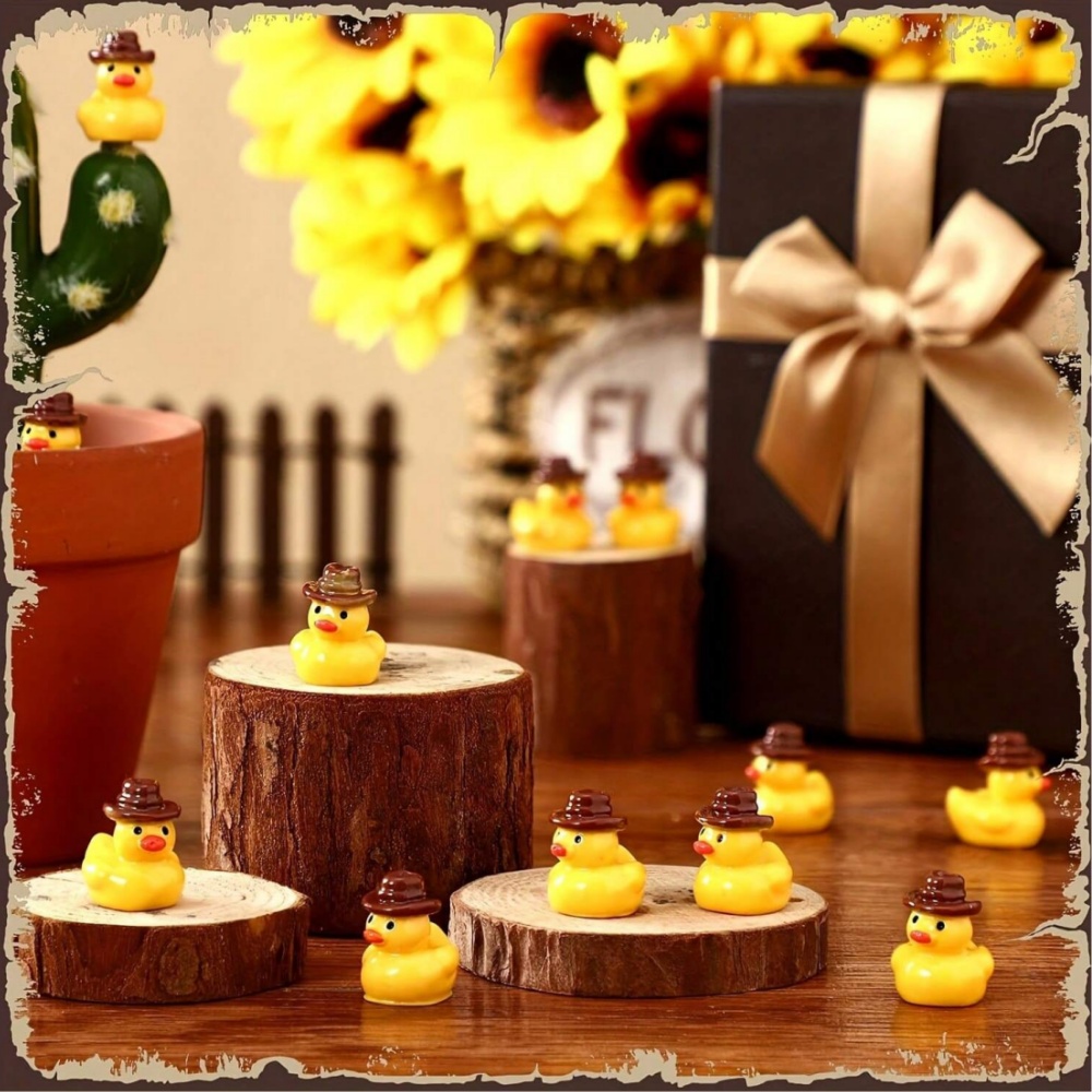 50Pcs Mini Resin Cowboy Ducks  - đánh giá và giá Nutcracker Figurine
