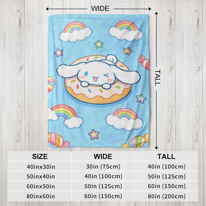 Sanrio Blanket Cute Cinnamorol - đánh giá và giá Christmas Throw Blanket