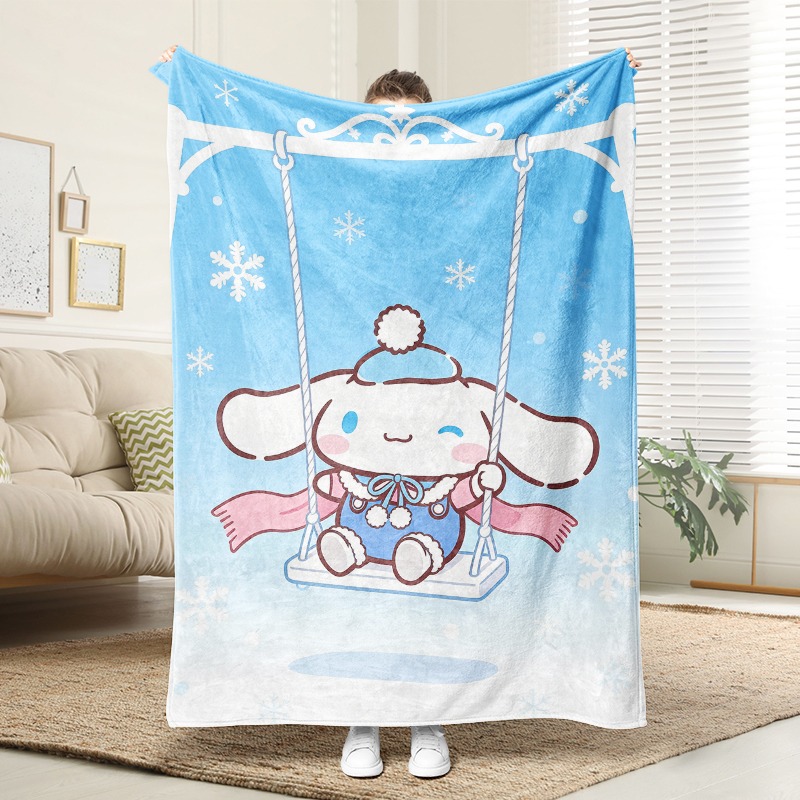 Sanrio Blanket Cinnamoroll Win - đánh giá và giá Christmas Throw Blanket
