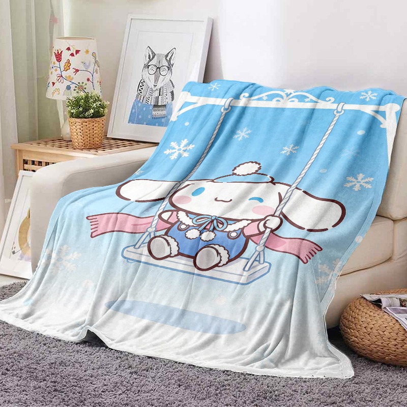 Sanrio Blanket Cinnamoroll Win - đánh giá và giá Christmas Throw Blanket