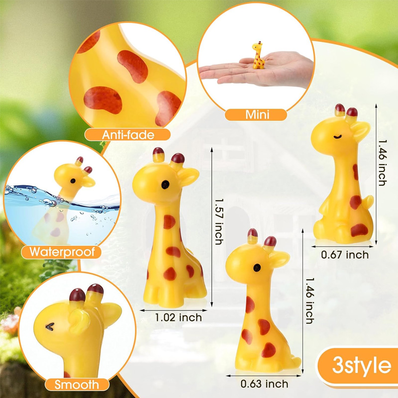 5/10 Pcs Mini Resin Giraffe Mi - đánh giá và giá Nutcracker Figurine