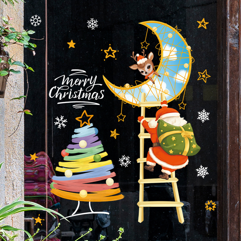 2025 Merry Christmas Window Gl - đánh giá và giá Snowflake Window Decal