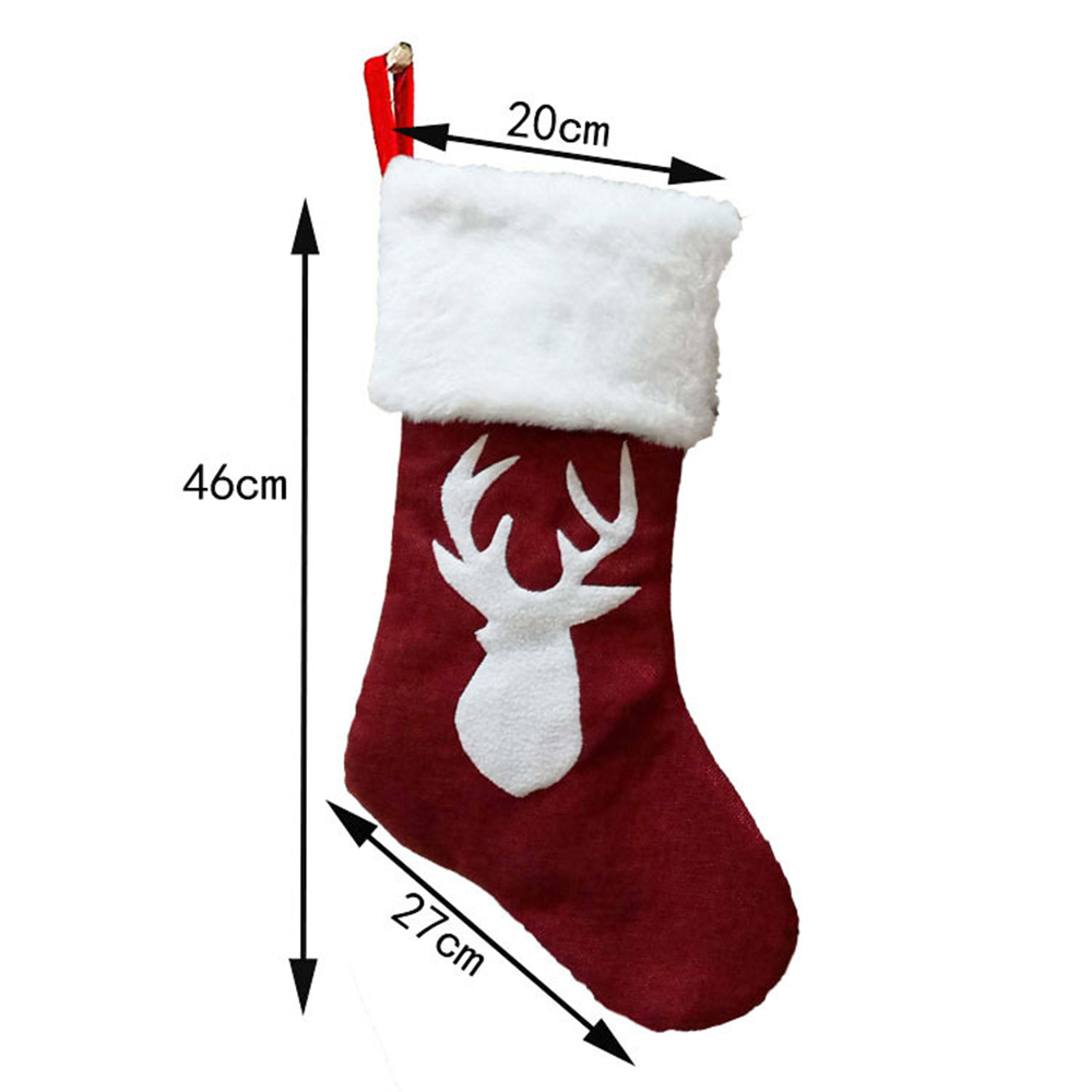 46Cm Plush Big Christmas Socks - đánh giá và giá Christmas Stocking Hanging
