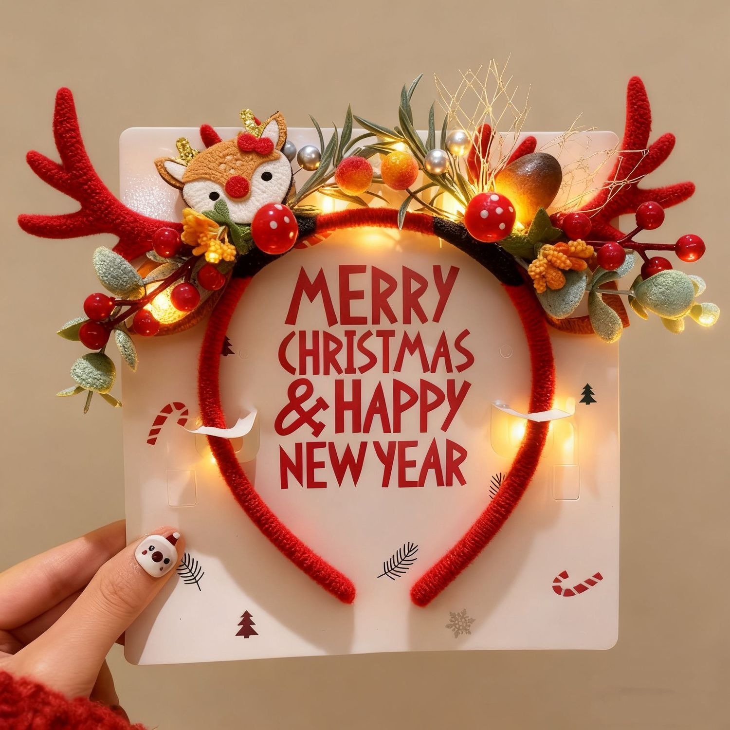 Christmas Reindeer Antlers Hea - đánh giá và giá Reindeer Antlers Headband