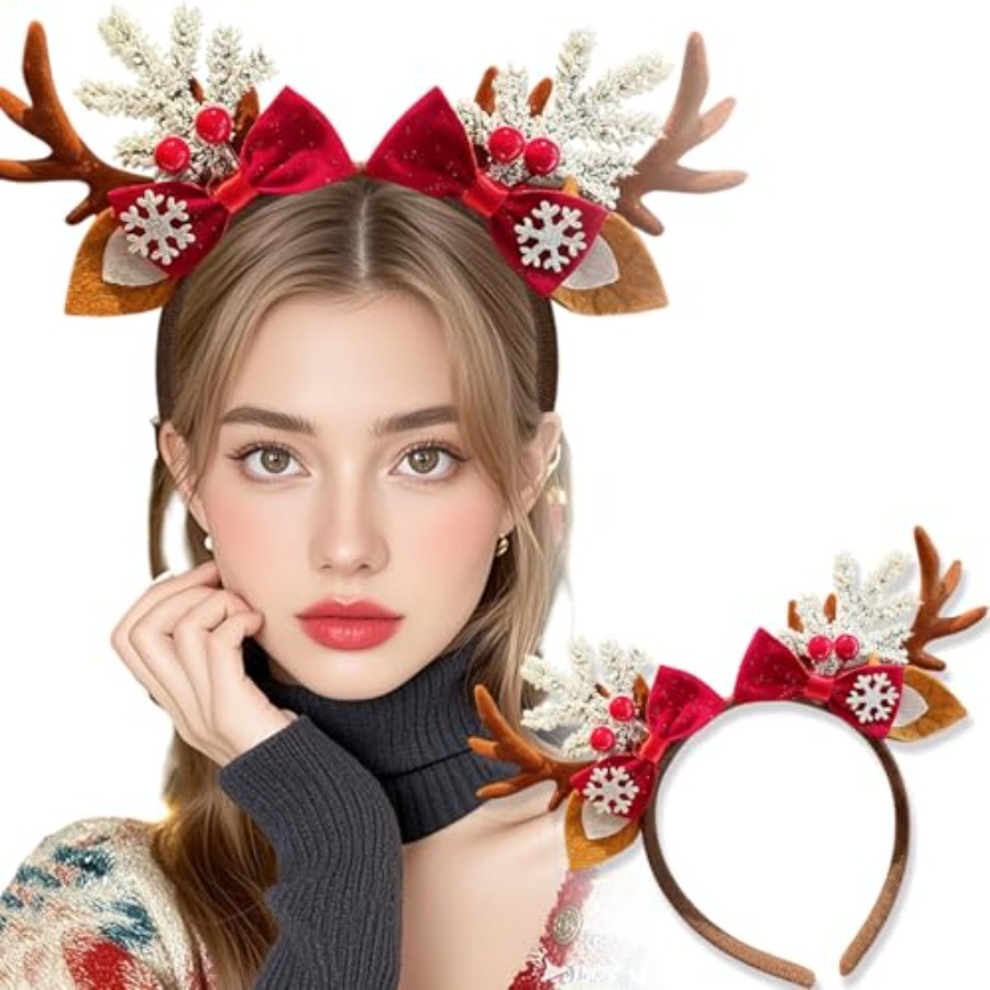 Cute Christmas Headband for Wo - đánh giá và giá Reindeer Antlers Headband