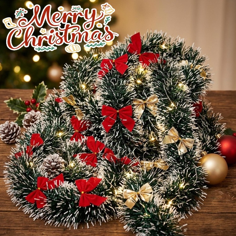 20/2m Christmas Tinsel Garland - đánh giá và giá Tinsel Garland Decoration