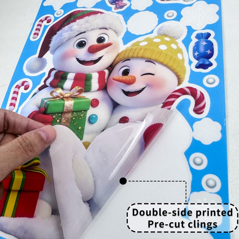 Christmas PVC Static Glass Sti - đánh giá và giá Snowflake Window Decal