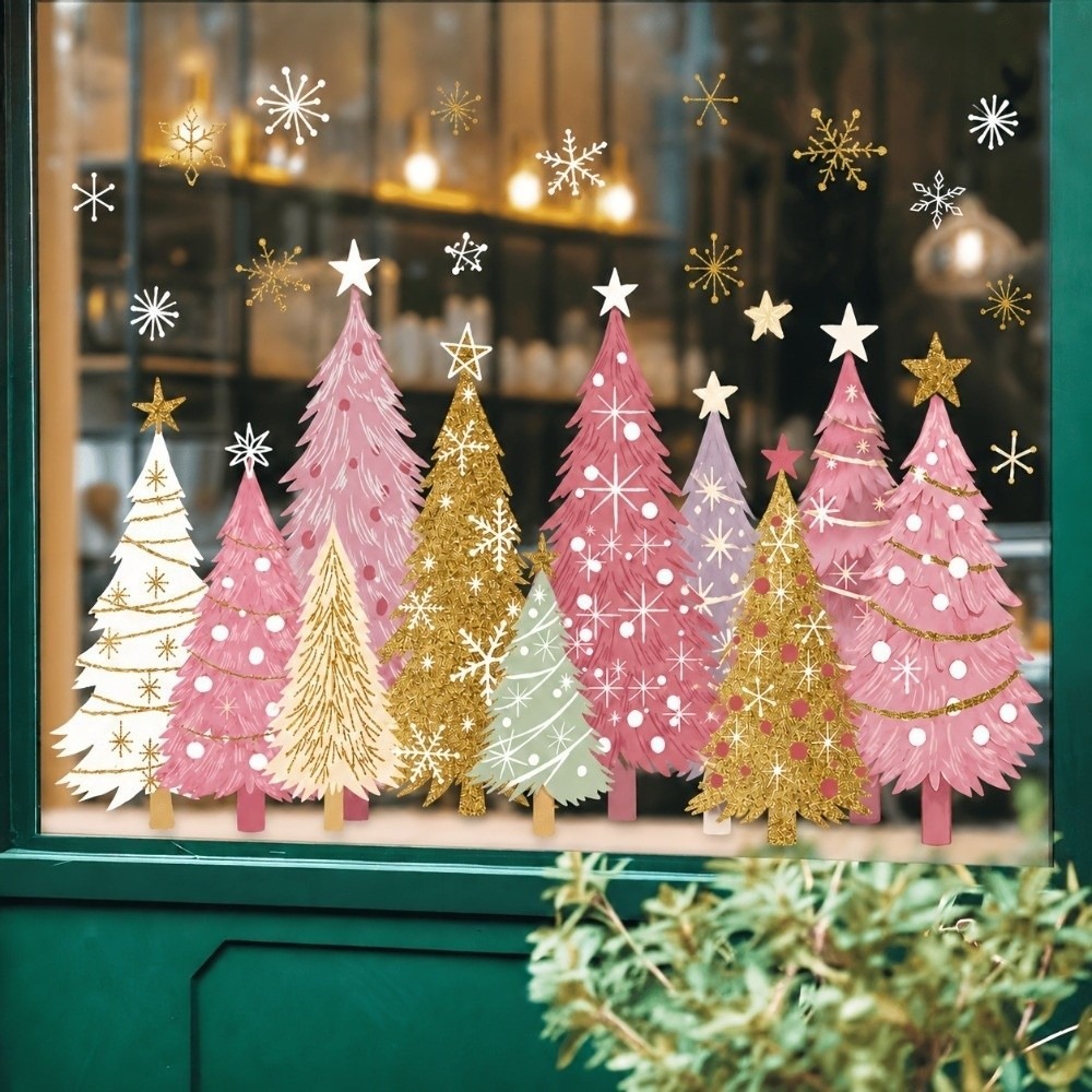 Reusable PVC Material Christma - đánh giá và giá Snowflake Window Decal