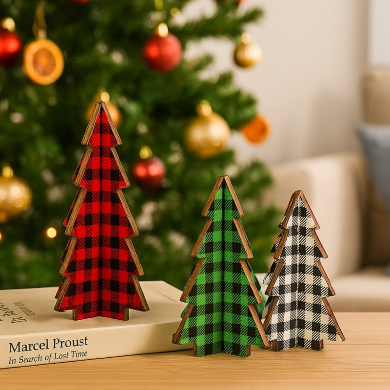3 Pieces Christmas Decor Plaid - đánh giá và giá Christmas Throw Blanket