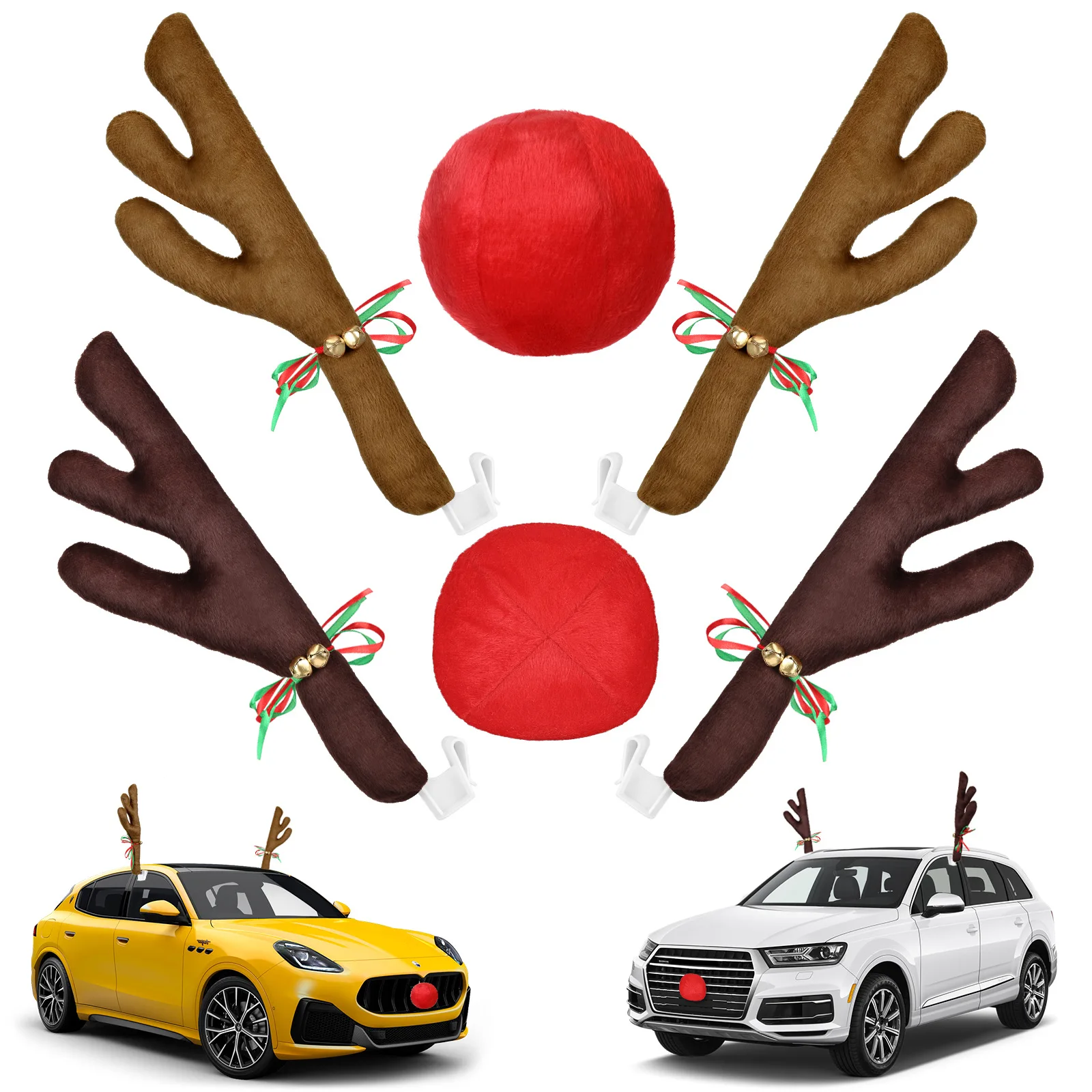 Car Christmas Decor Reindeer A - đánh giá và giá Reindeer Antlers Headband