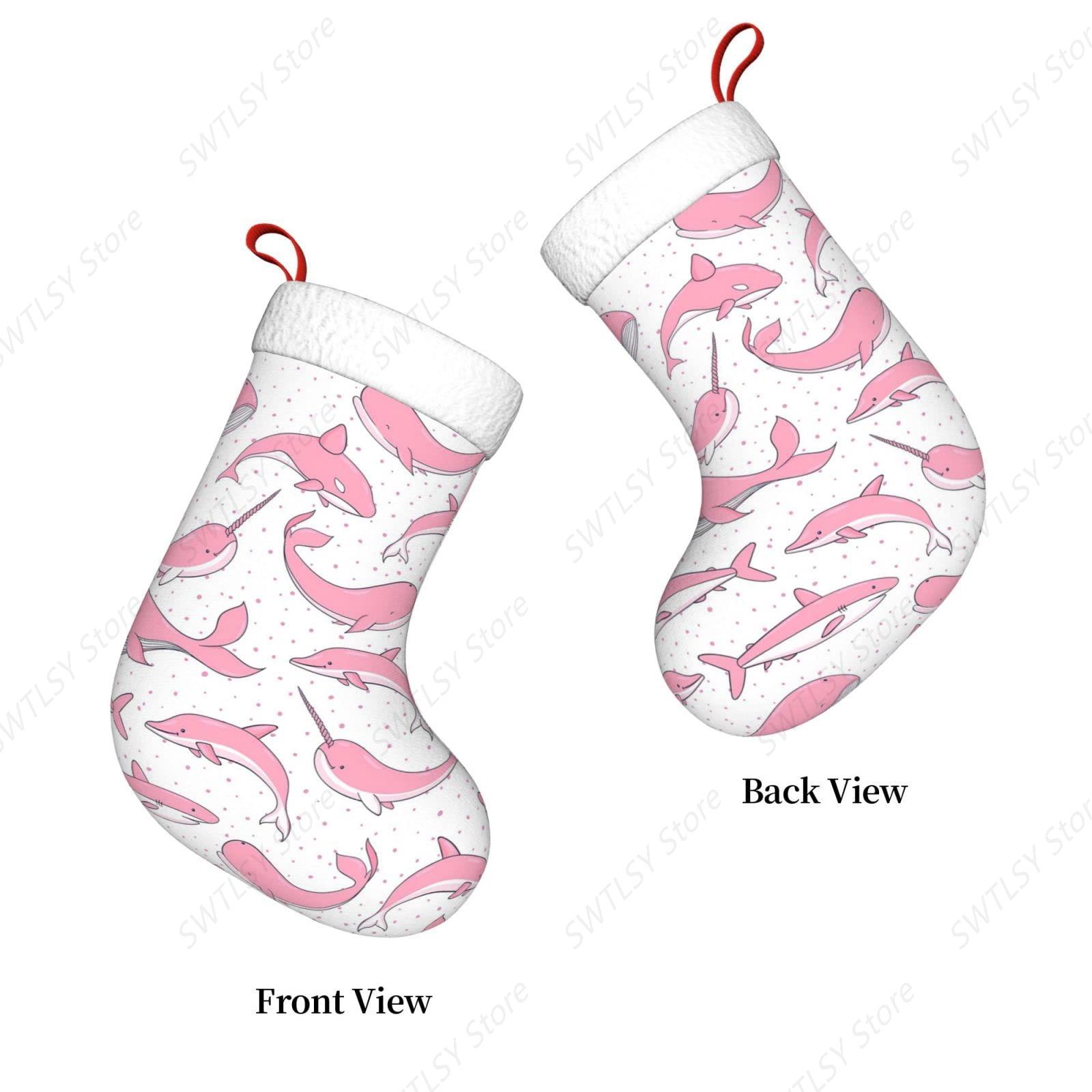 Christmas Pink Whales Xmas Hol - đánh giá và giá Christmas Stocking Hanging