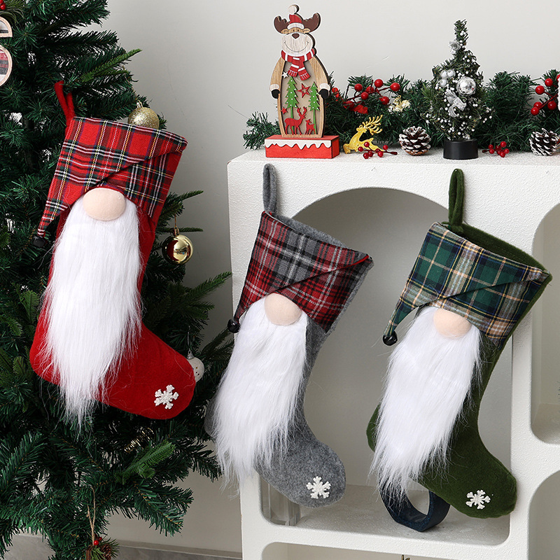 1-4PCS Christmas Treat Bags fo - đánh giá và giá Christmas Stocking Hanging